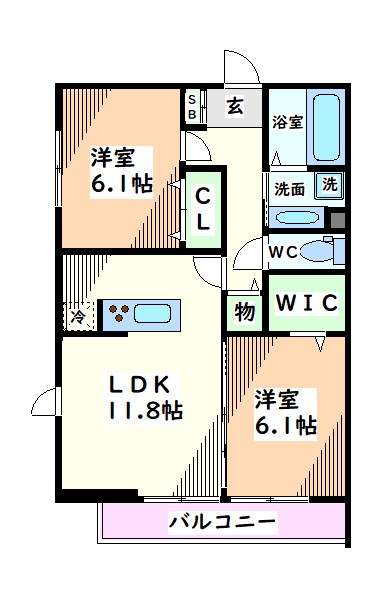 東京都日野市豊田３丁目 間取り