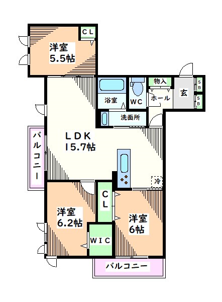 東京都日野市豊田３丁目 間取り