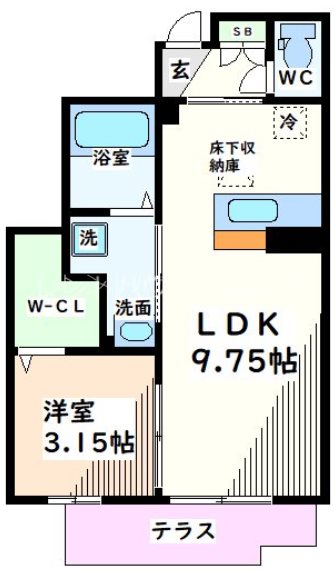 東京都日野市栄町２丁目 間取り