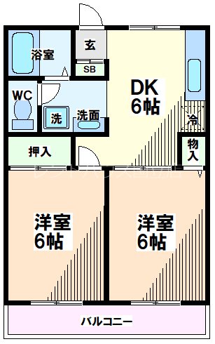 東京都国立市西２丁目 間取り