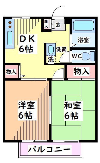 東京都立川市錦町５丁目 間取り