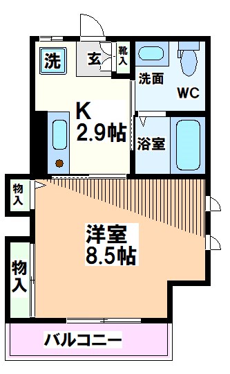 東京都国立市富士見台２丁目 間取り