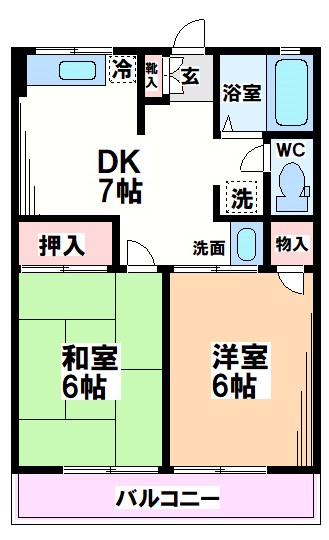 東京都国立市西２丁目 間取り