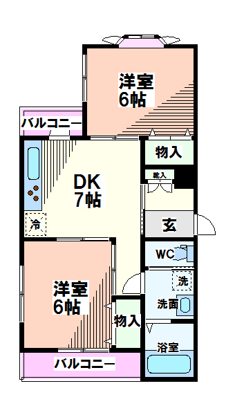 東京都国立市東４丁目 間取り