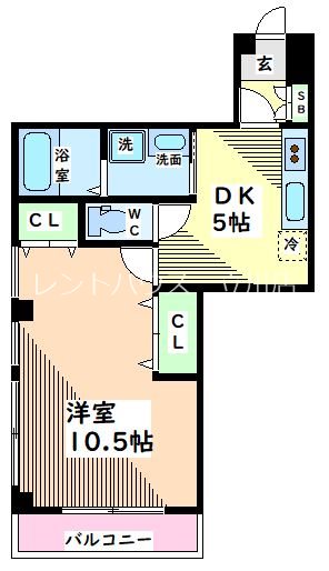 東京都立川市曙町３丁目 間取り