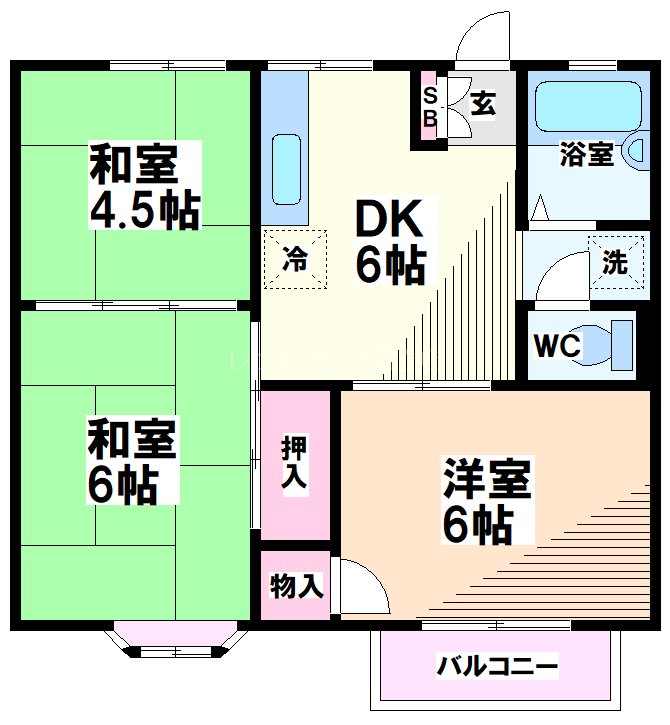東京都立川市栄町３丁目 間取り