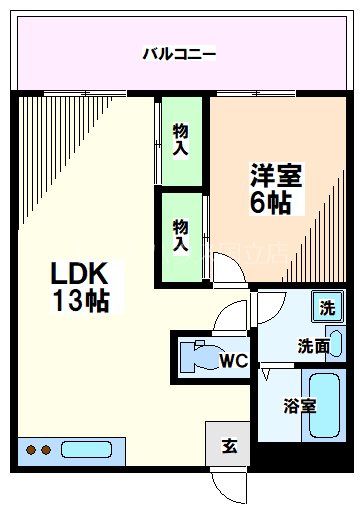 東京都国立市富士見台４丁目 間取り
