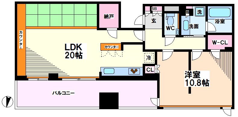 東京都立川市曙町２丁目 間取り