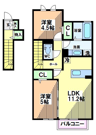 東京都国分寺市西元町３丁目 間取り