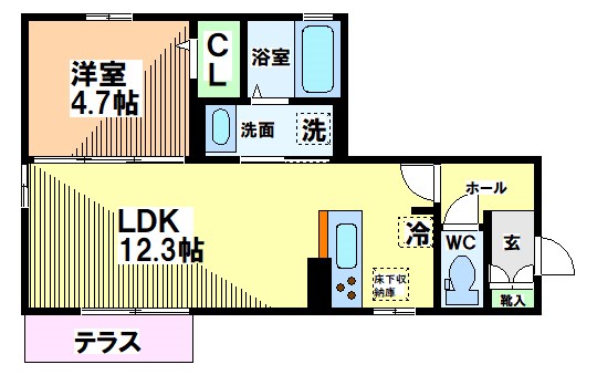 東京都府中市栄町１丁目 間取り