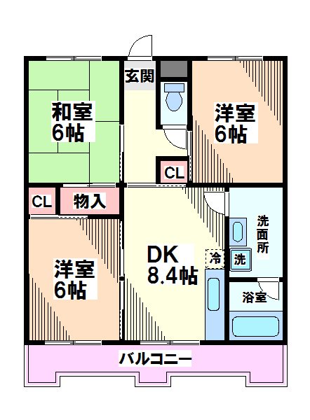 東京都国分寺市本町４丁目 間取り