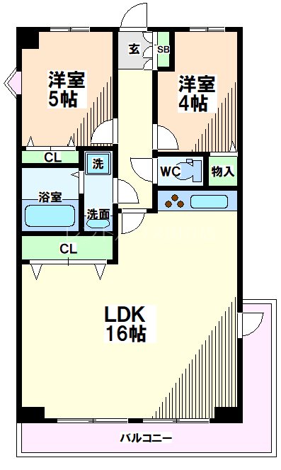 東京都日野市旭が丘３丁目 間取り