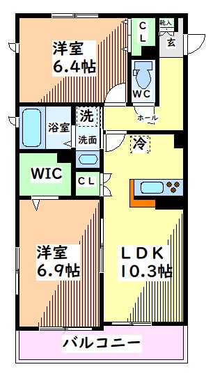 東京都日野市大坂上４丁目 間取り