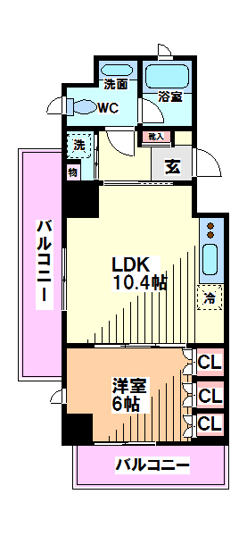 東京都国立市東１丁目 間取り