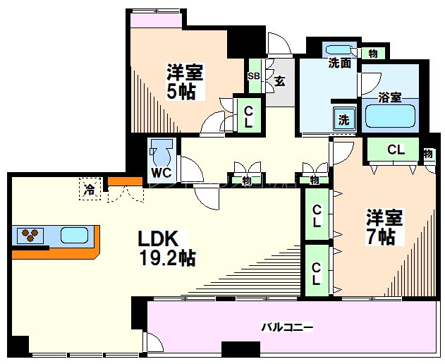 東京都府中市宮町１丁目 間取り