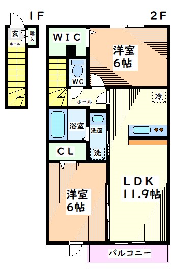 東京都立川市柴崎町６丁目 間取り