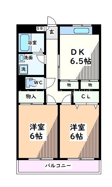 東京都日野市栄町２丁目 間取り