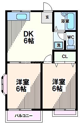 東京都国分寺市東元町２丁目 間取り