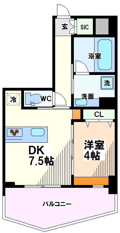 東京都立川市幸町３丁目 間取り