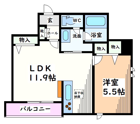 東京都立川市高松町３丁目 間取り