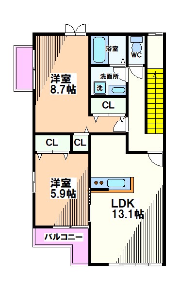 東京都国分寺市内藤１丁目 間取り