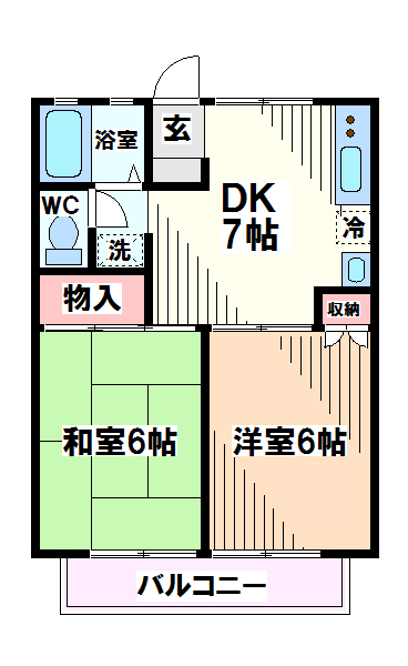 東京都国分寺市日吉町３丁目 間取り