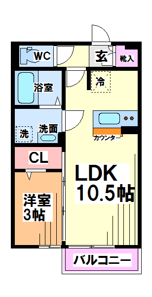 東京都国分寺市東戸倉２丁目 間取り