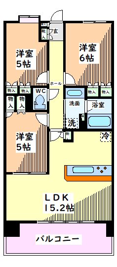 東京都日野市豊田３丁目 間取り