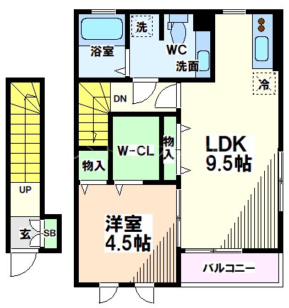 東京都日野市日野本町７丁目 間取り