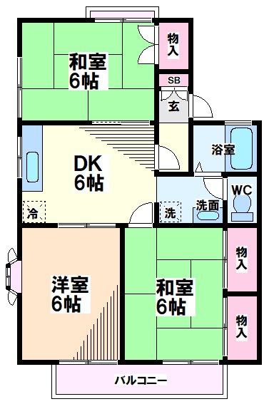 東京都国分寺市東戸倉１丁目 間取り