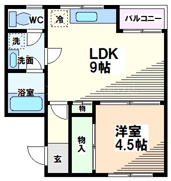 東京都立川市羽衣町１丁目 間取り