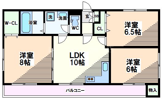 東京都日野市日野本町１丁目 間取り
