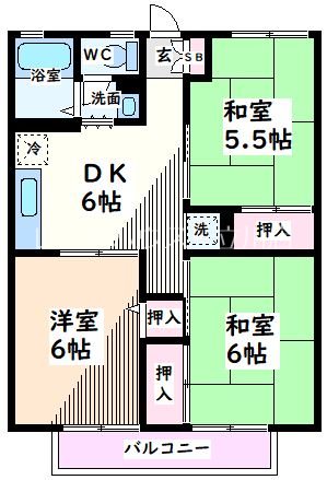 東京都日野市万願寺３丁目 間取り