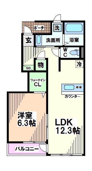 東京都国分寺市戸倉３丁目 間取り