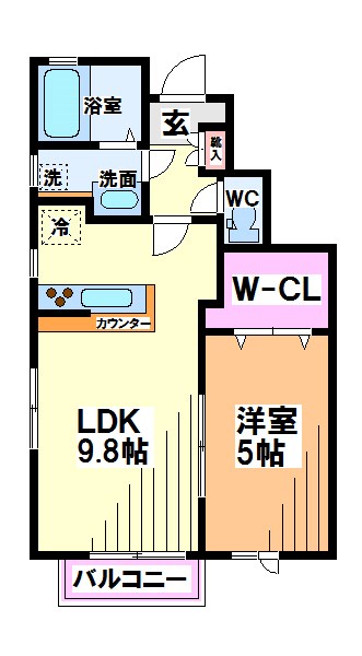 東京都国分寺市光町１丁目 間取り