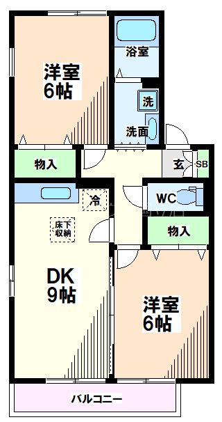 東京都日野市東豊田３丁目 間取り