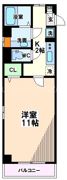 東京都立川市錦町１丁目 間取り