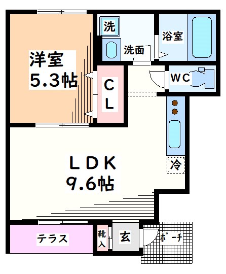 東京都日野市日野本町１丁目 間取り