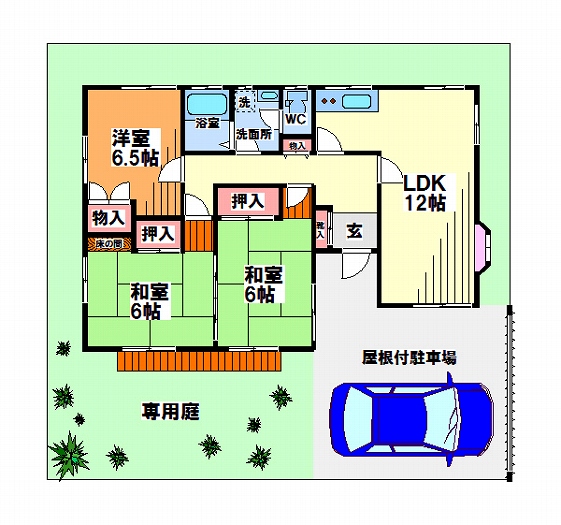 東京都国立市青柳 間取り