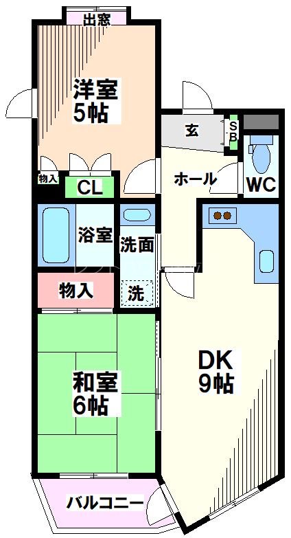東京都立川市錦町４丁目 間取り