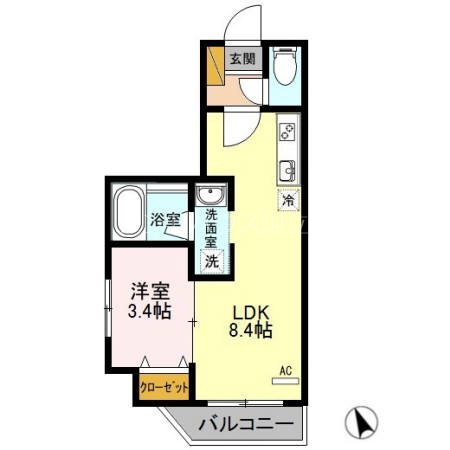 東京都立川市高松町３丁目 間取り