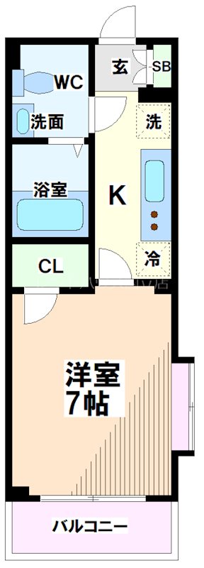東京都日野市日野 間取り