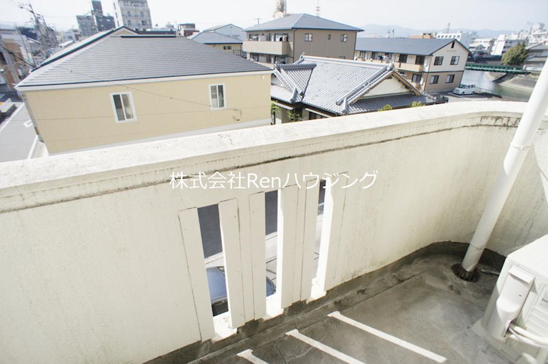 八番町リバーハイツ ベランダ