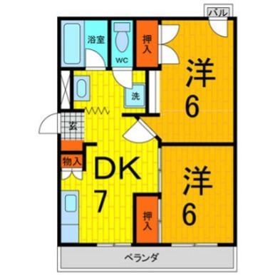 ピース・シーサイド黒崎 間取り