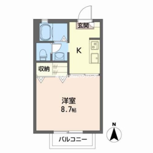 シャーメゾン安宅 間取り