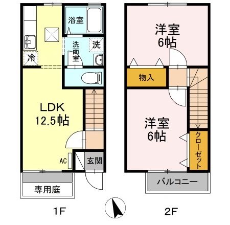 メルベーユ　MT 間取り