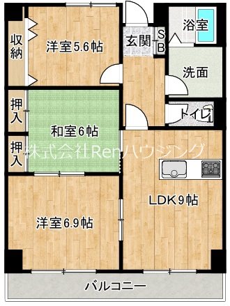 アメンド73 間取り