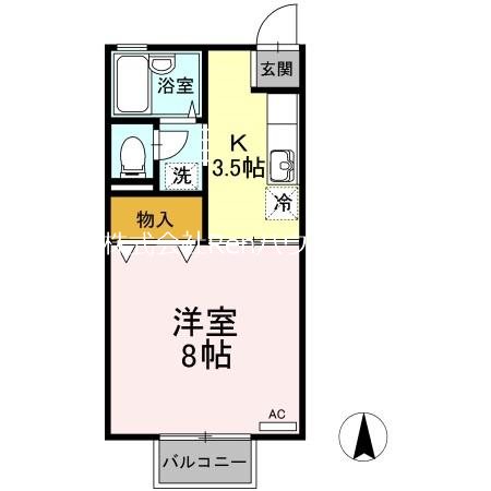 セジュール中吉野 間取り