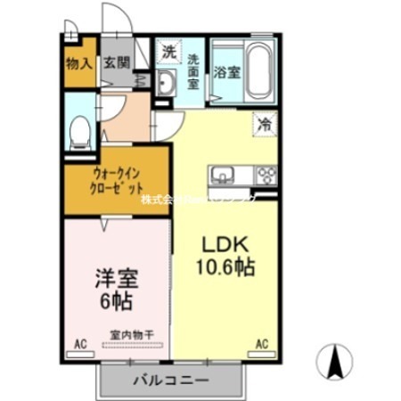 フィオーレ沖浜Ⅱ 間取り