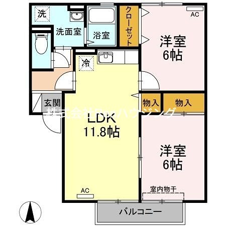 ファミール千鳥ヶ浜 間取り